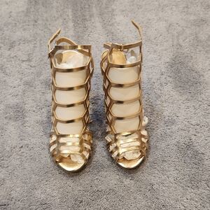 New Misses Size 8.5 Rose Gold Heels